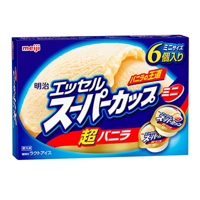 明治 エッセル スーパーカップミニ 超バニラ 90ml 6個 アイス 株式会社 明治 Meiji Co Ltd