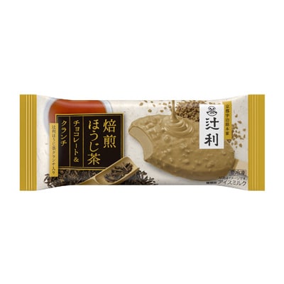辻 利 焙煎ほうじ茶チョコレート クランチ 90ml アイス 株式会社 明治 Meiji Co Ltd