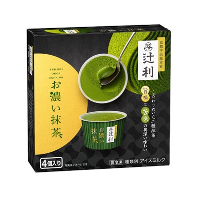 写真:辻󠄀利 お濃い抹茶<カップマルチ> 85ml × 4個