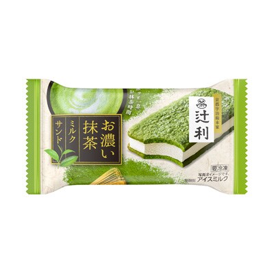 写真:辻󠄀利 お濃い抹茶ミルクサンド 70ml