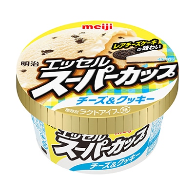 写真:明治 エッセル スーパーカップ チーズ&クッキー 200ml