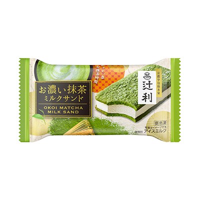 写真:辻󠄀利 お濃い抹茶ミルクサンド 70ml