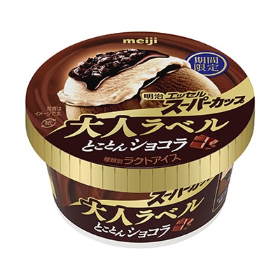 写真:明治 エッセル スーパーカップ 大人ラベル とことんショコラ 172ml