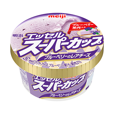 写真:明治 エッセル スーパーカップ ブルーベリーのレアチーズ 200ml