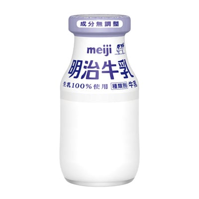 写真:明治牛乳 180ml