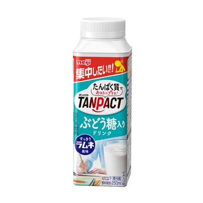 写真:明治TANPACTぶどう糖入りドリンク すっきりラムネ風味 250ml