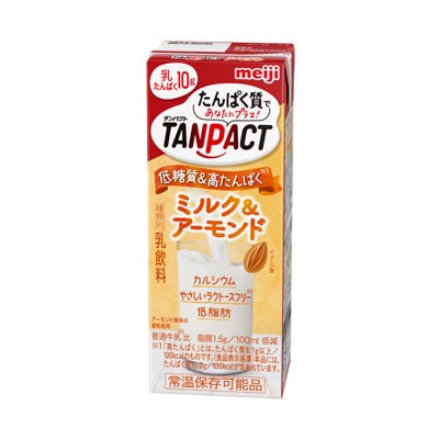 写真:明治TANPACTミルク&アーモンド 200ml