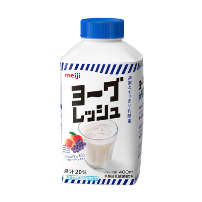 写真:明治果実とすっきり乳酸菌 ヨーグレッシュ 400ml