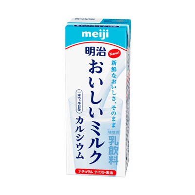 写真:明治おいしいミルク カルシウム 200ml