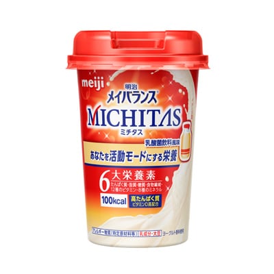 明治メイバランスMICHITASカップ 乳酸菌飲料風味 125ml | 栄養調整食品 