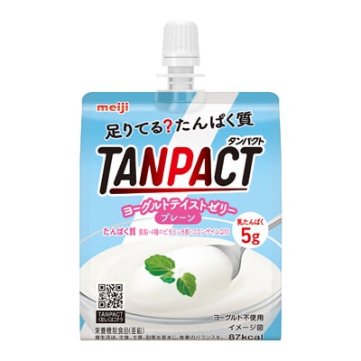 写真:明治TANPACTヨーグルトテイストゼリー プレーン 180g