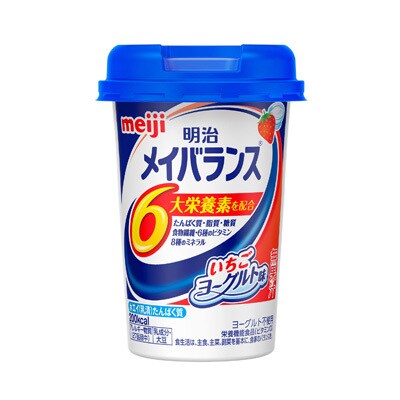 写真:明治メイバランスMiniカップ いちごヨーグルト味 125ml