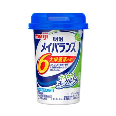 写真:明治メイバランスMiniカップ マスカットヨーグルト味 125ml