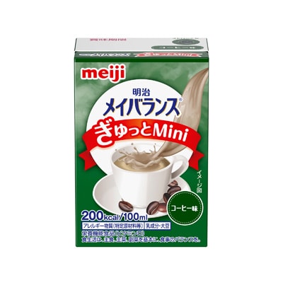 写真:明治メイバランスぎゅっとMini コーヒー味 100ml