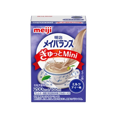 写真:明治メイバランスぎゅっとMini ミルクティー味 100ml