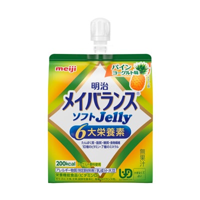 写真:明治メイバランスソフトJelly パインヨーグルト味 125ml