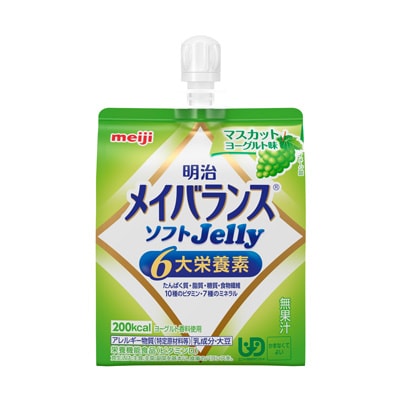 写真:明治メイバランスソフトJelly マスカットヨーグルト味 125ml