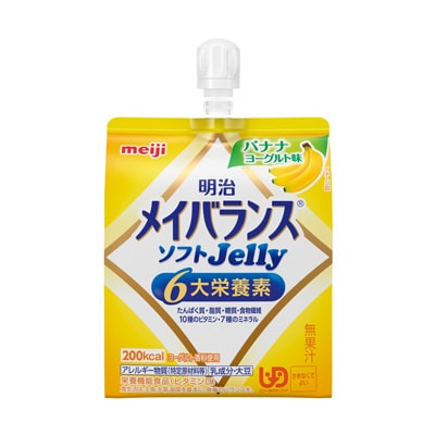 写真:明治メイバランスソフトJelly バナナヨーグルト味 125ml