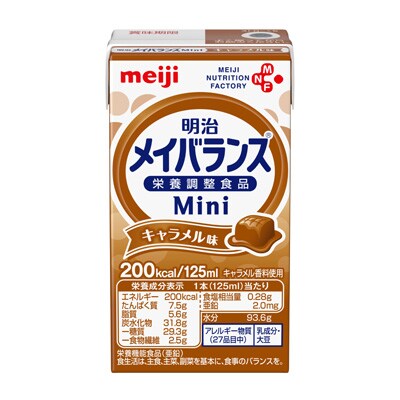 写真:明治メイバランスMini キャラメル味 125ml