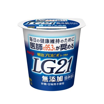 写真:明治プロビオヨーグルトLG21 無添加 112g