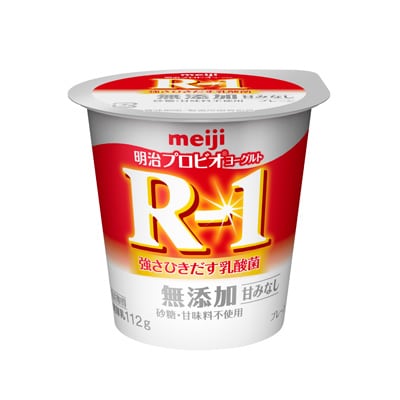 写真:明治プロビオヨーグルトR-1 無添加 112g