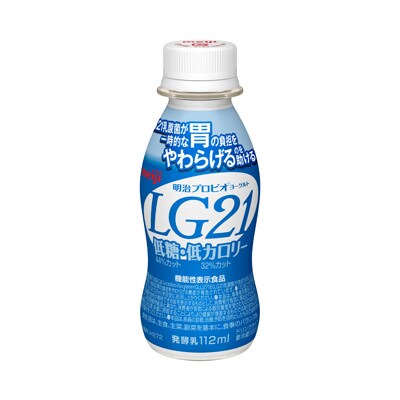 写真:明治プロビオヨーグルトLG21ドリンクタイプ 低糖・低カロリー 112ml