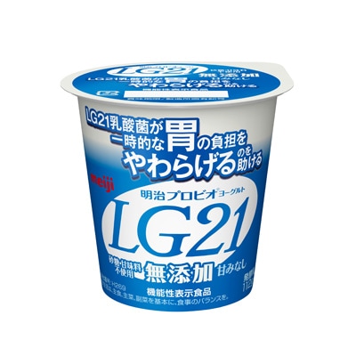 写真:明治プロビオヨーグルトLG21 無添加 112g