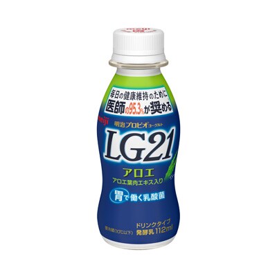 写真:明治プロビオヨーグルトLG21ドリンクタイプ アロエ 112ml
