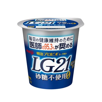 写真:明治プロビオヨーグルトLG21 砂糖不使用 112g