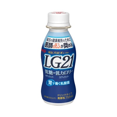 明治プロビオヨーグルトlg21ドリンクタイプ 低糖 低カロリー 112ml プロバイオティクスヨーグルト 株式会社 明治 Meiji Co Ltd