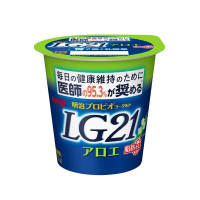 写真:明治プロビオヨーグルトLG21 アロエ脂肪0 112g