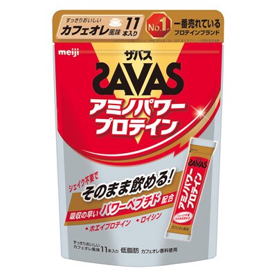 写真:ザバス アミノパワープロテイン カフェオレ風味 11本入り 46.2g(4.2g×11本)
