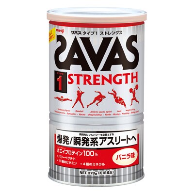写真:ザバス タイプ1 ストレングス 378g (約18食分)