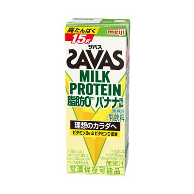 写真:（ザバス）MILK PROTEIN 脂肪0 バナナ風味 200ml