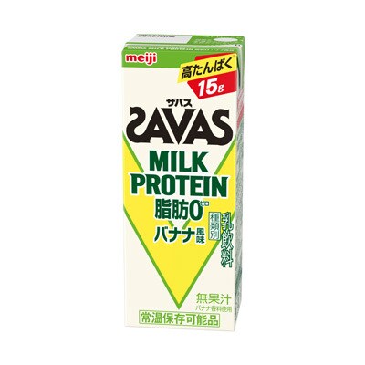 写真:(ザバス)MILK PROTEIN 脂肪0 バナナ風味 200ml