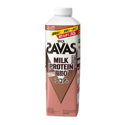 写真:(ザバス)MILK PROTEIN 脂肪0 ココア味 860ml