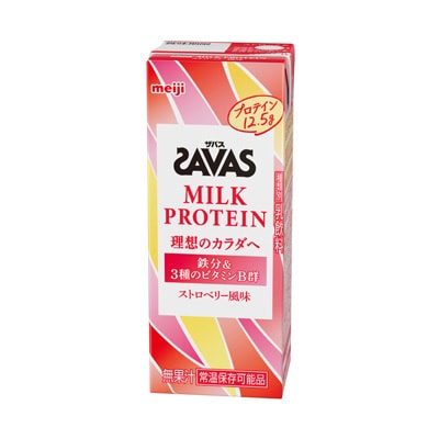 写真:（ザバス）MILK PROTEIN ストロベリー風味 200ml