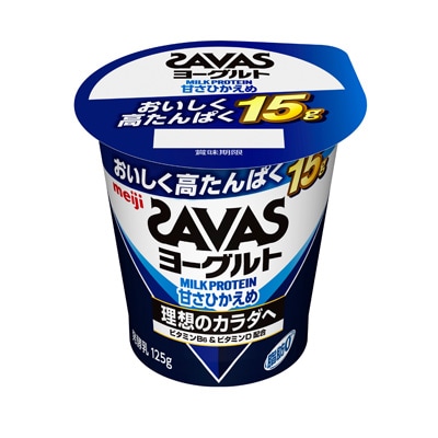 写真:ザバス MILK PROTEIN ヨーグルト 脂肪0 甘さひかえめ 125g