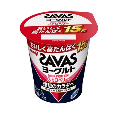 写真:ザバス MILK PROTEIN ヨーグルト 脂肪0 ストロベリー 125g