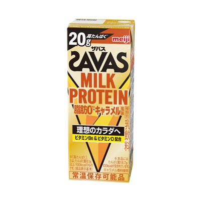 写真:（ザバス）MILK PROTEIN 脂肪0 キャラメル風味 200ml