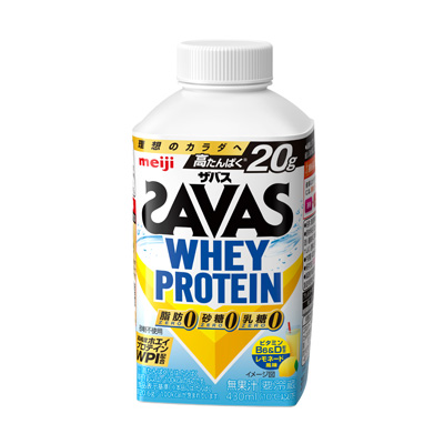 写真:（ザバス）WHEY PROTEIN レモネード風味 430ml