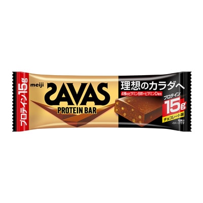 写真:ザバス プロテインバー チョコレート味 44g