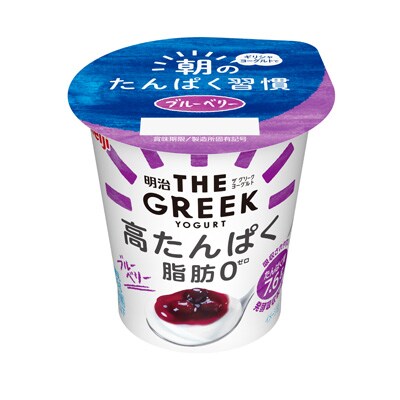 写真:明治THE GREEK YOGURT ブルーベリー 100g