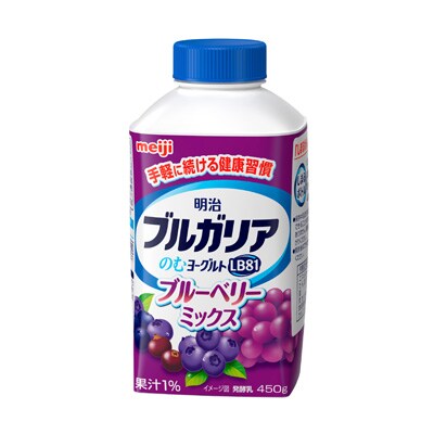 明治ブルガリアのむヨーグルトブルーベリーミックス 450g ヨーグルト 株式会社 明治 Meiji Co Ltd