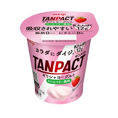 写真:明治TANPACTギリシャヨーグルト ストロベリー風味 125g