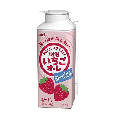 写真:明治いちごオ・レヨーグルト 180g