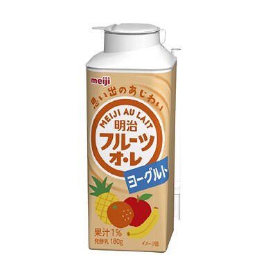 写真:明治フルーツオ・レヨーグルト 180g