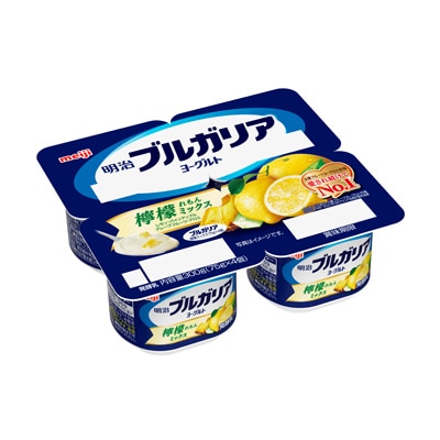 写真:明治ブルガリアヨーグルト檸檬ミックス 75g×4