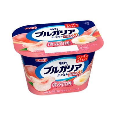 明治ブルガリアヨーグルト脂肪0 清み白桃 180g ヨーグルト 株式会社 明治 Meiji Co Ltd 明治ブルガリアヨーグルト脂肪0 清み白桃 180g ヨーグルト 株式会社 明治 Meiji Co Ltd