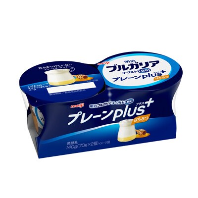 写真:明治ブルガリアヨーグルトLB81プレーンplus はちみつ 70g×2